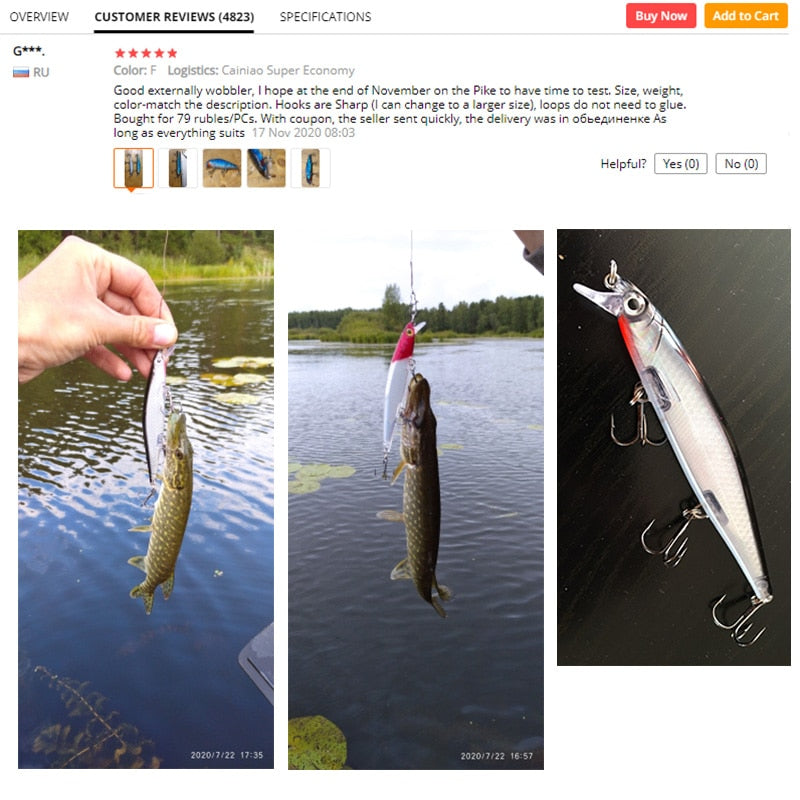 Fishing Lures 11cm With Hook