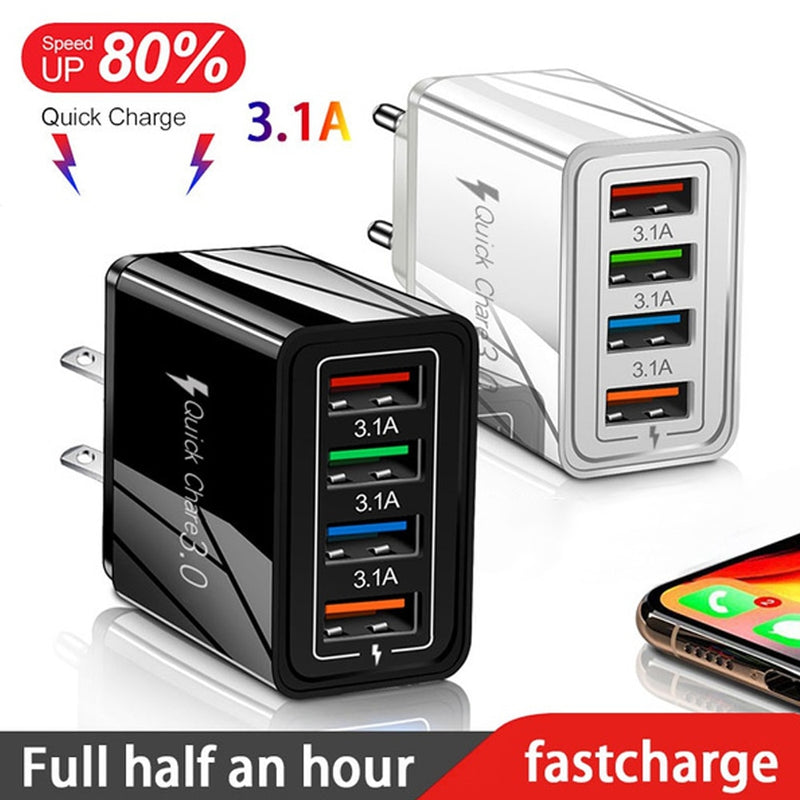 EU/US Plug USB Charger Quick Charger