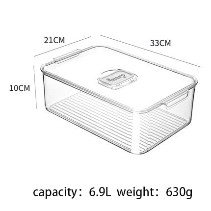 Refrigerator Food Storage Containers With Drainer