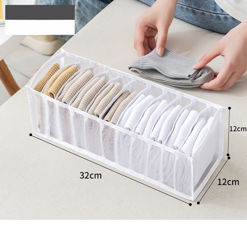 Clean and hygienic jeans compartment storage box