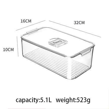 Refrigerator Food Storage Containers With Drainer