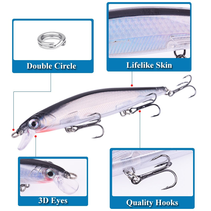 Fishing Lures 11cm With Hook