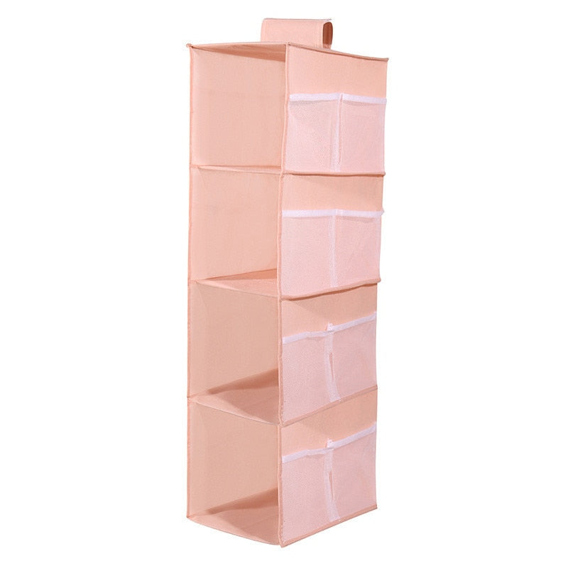 Multi-layer wardrobe foldable storage rack