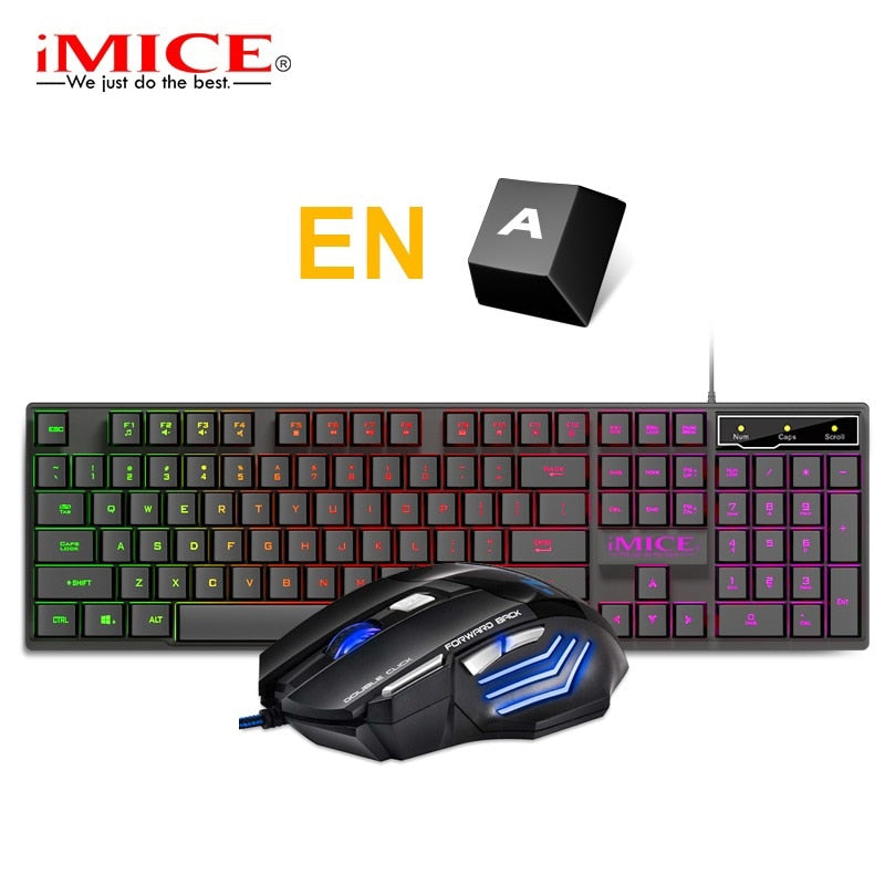 Gaming keyboard and Mouse with backlight