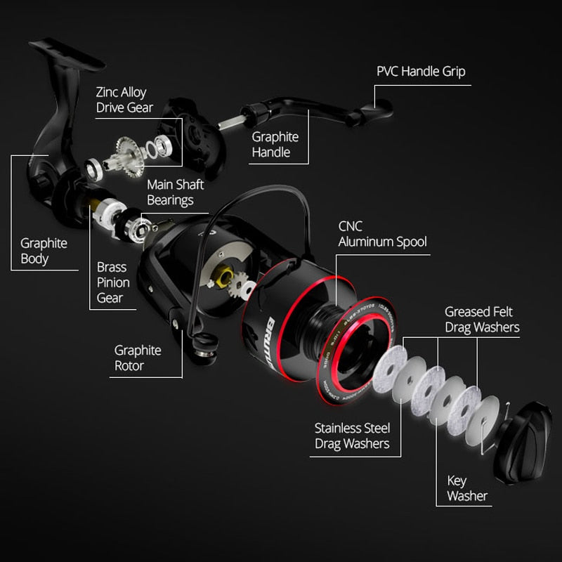 Super Light Spinning Fishing Reel