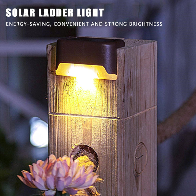 Warm White LED Solar Lamp Path Stair