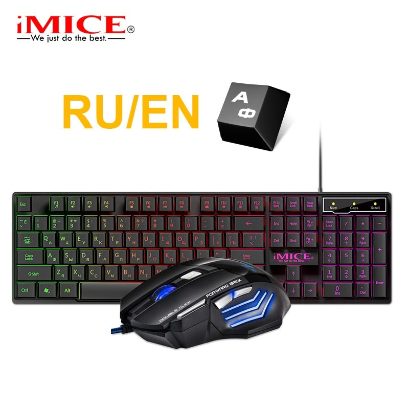 Gaming keyboard and Mouse with backlight